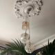Lot 3 lampes baladeuses vintage verre soufflé