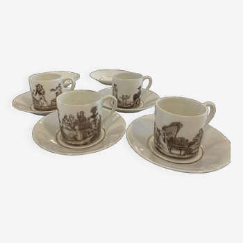 Auteuil porcelain coffee service