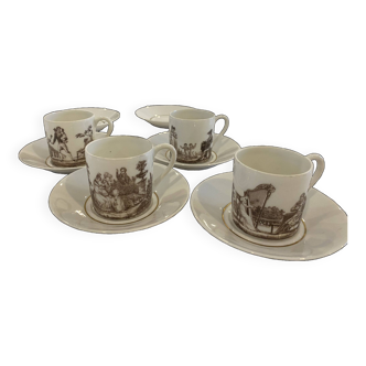 Auteuil porcelain coffee service