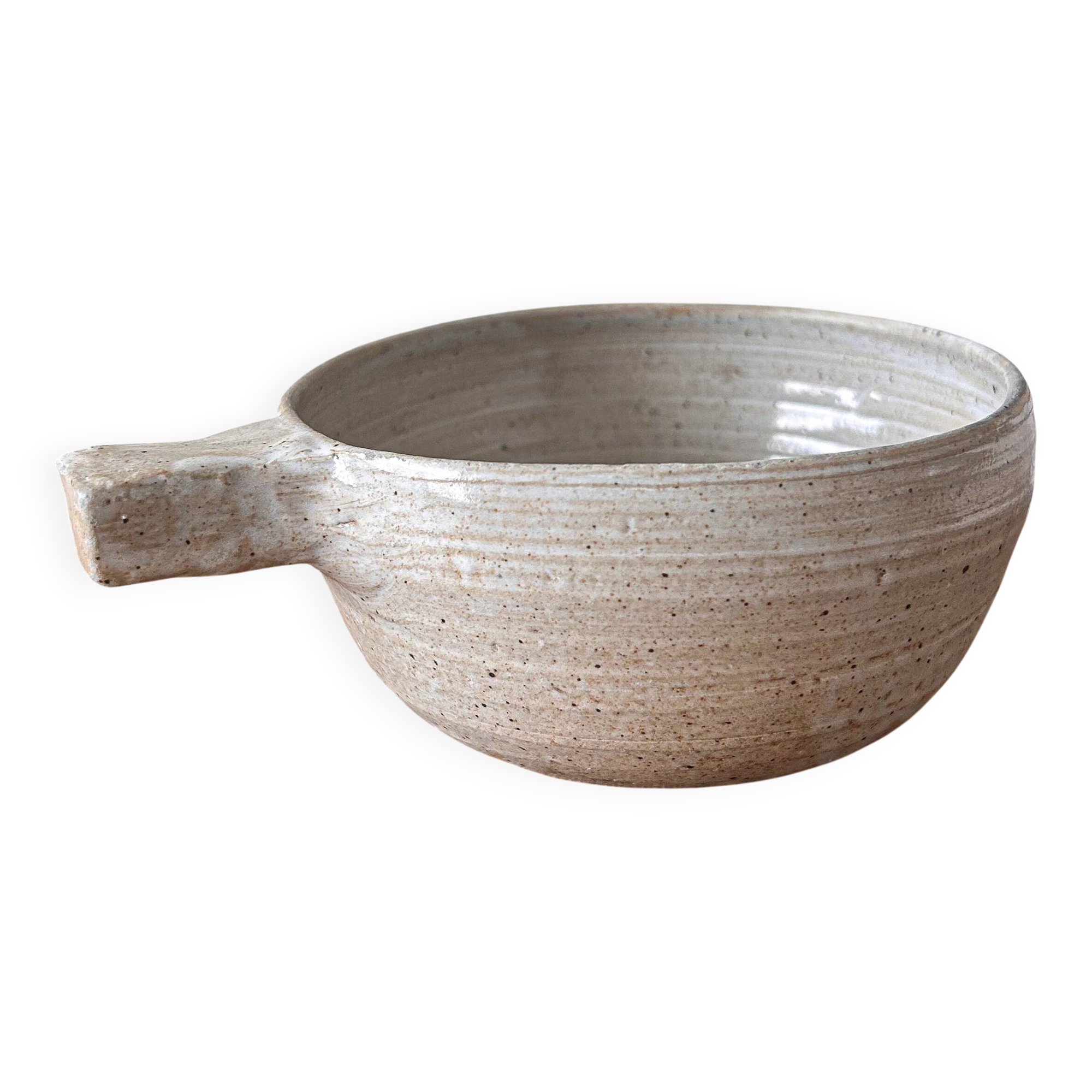 Speckled stoneware bowl