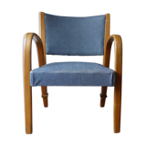 Vintage Steiner bow-wood armchair