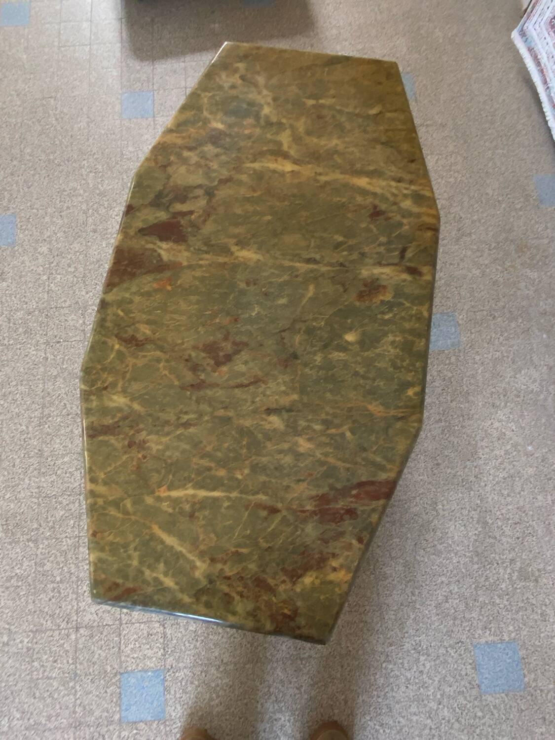 Marble coffee table, 1970s