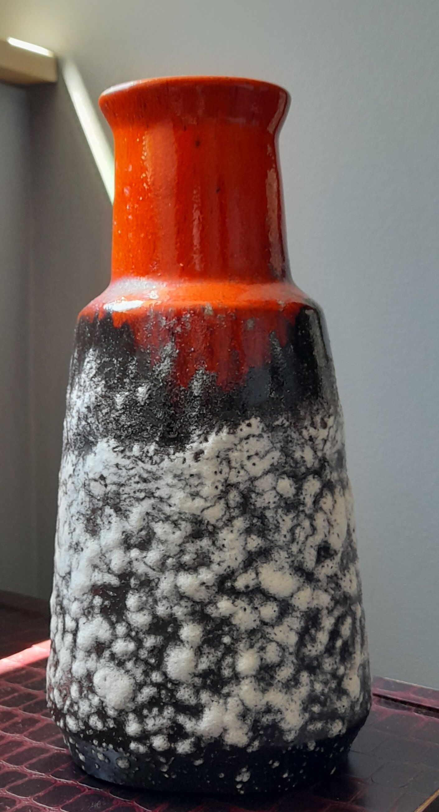 Vase Scheurich West germany lava