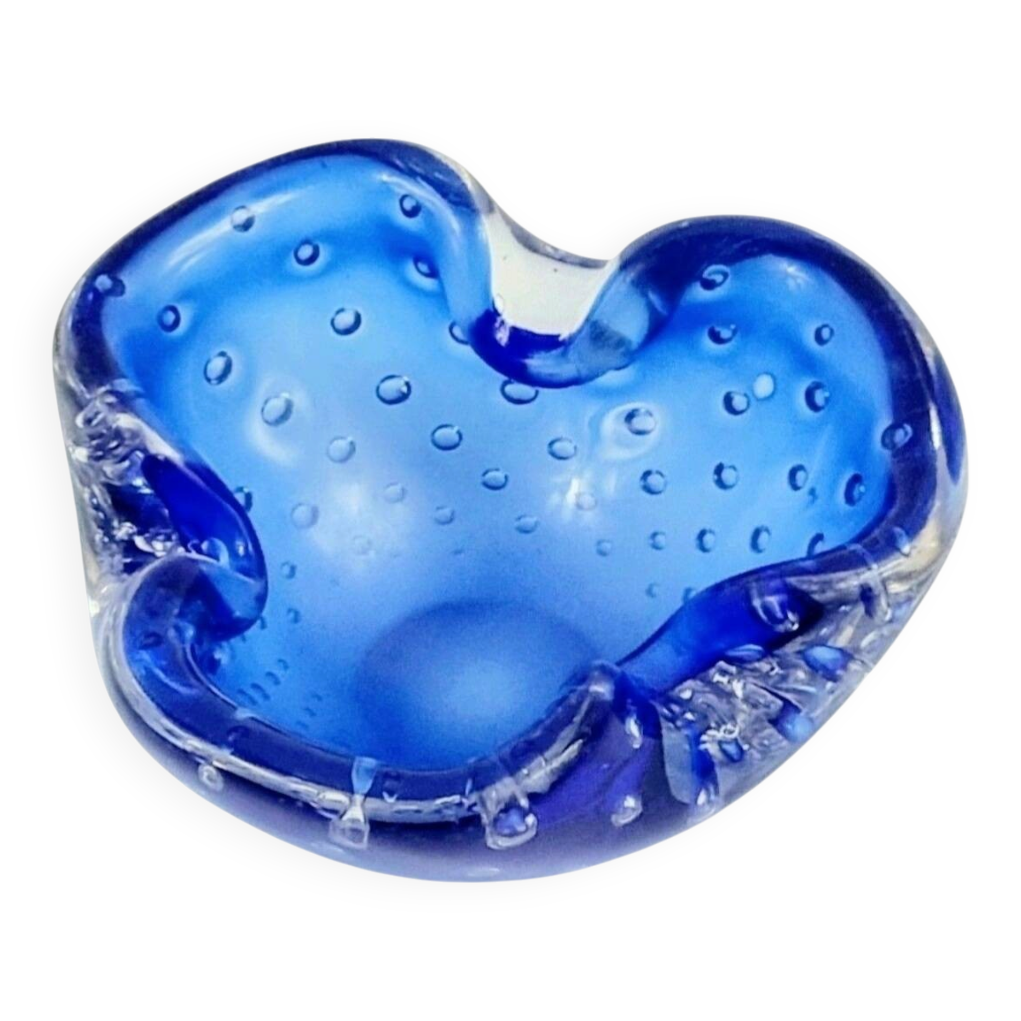 Mid-Century Murano Glass Ashtray from Barovier & Toso, Italy, 1960s