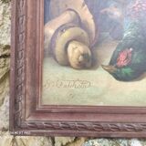 Old still life painting