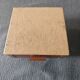 Vintage cigarette box 1950 - Wood and brass cabinetry - Internal ashtray