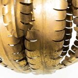 Golden metal palm chandelier 70