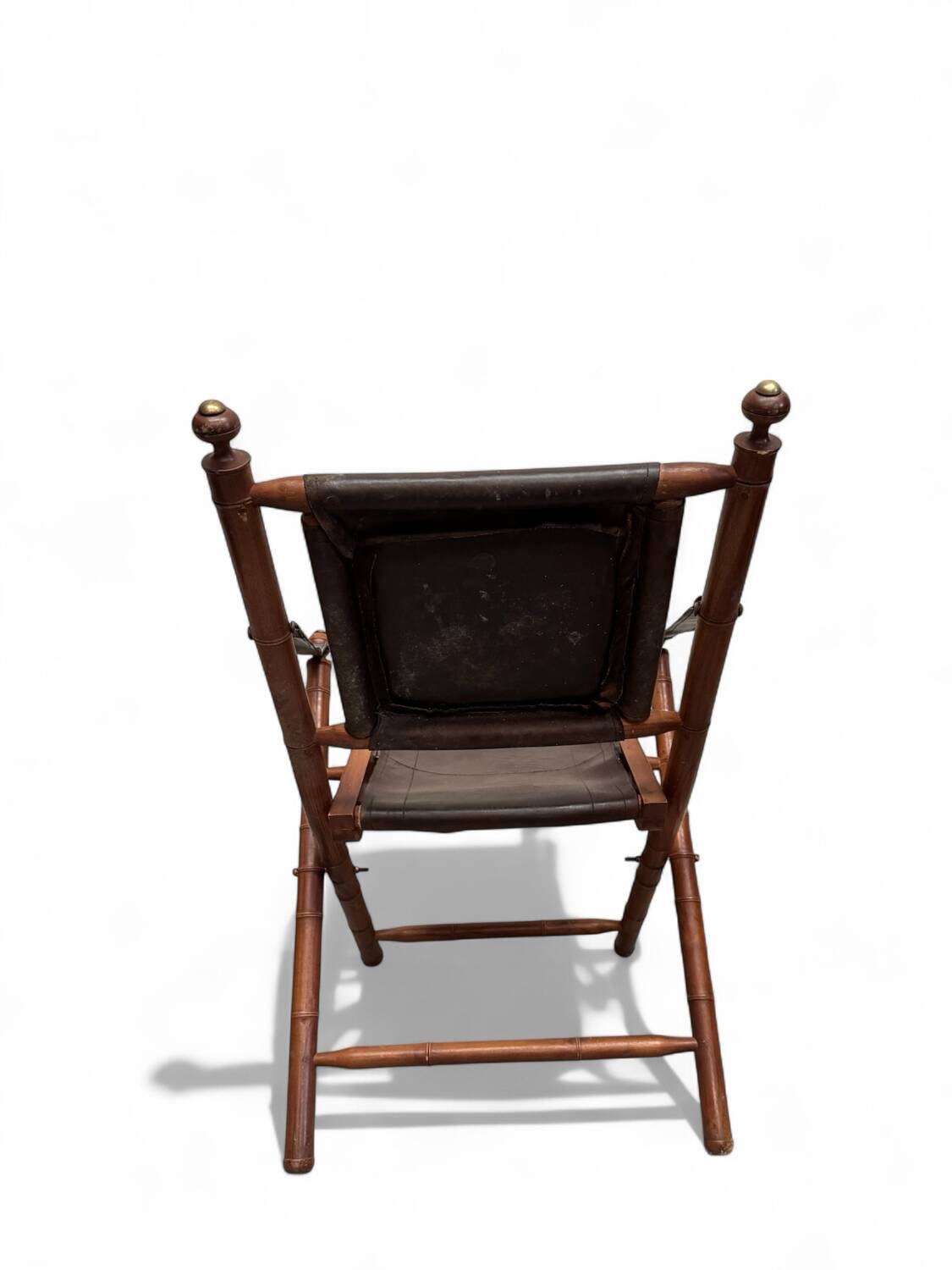 Paire de chaises coloniales faux bambous 1960’s