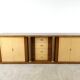 Vintage lacquered goatskin credenza, 1970s