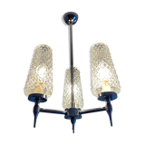 70s chrome chandelier