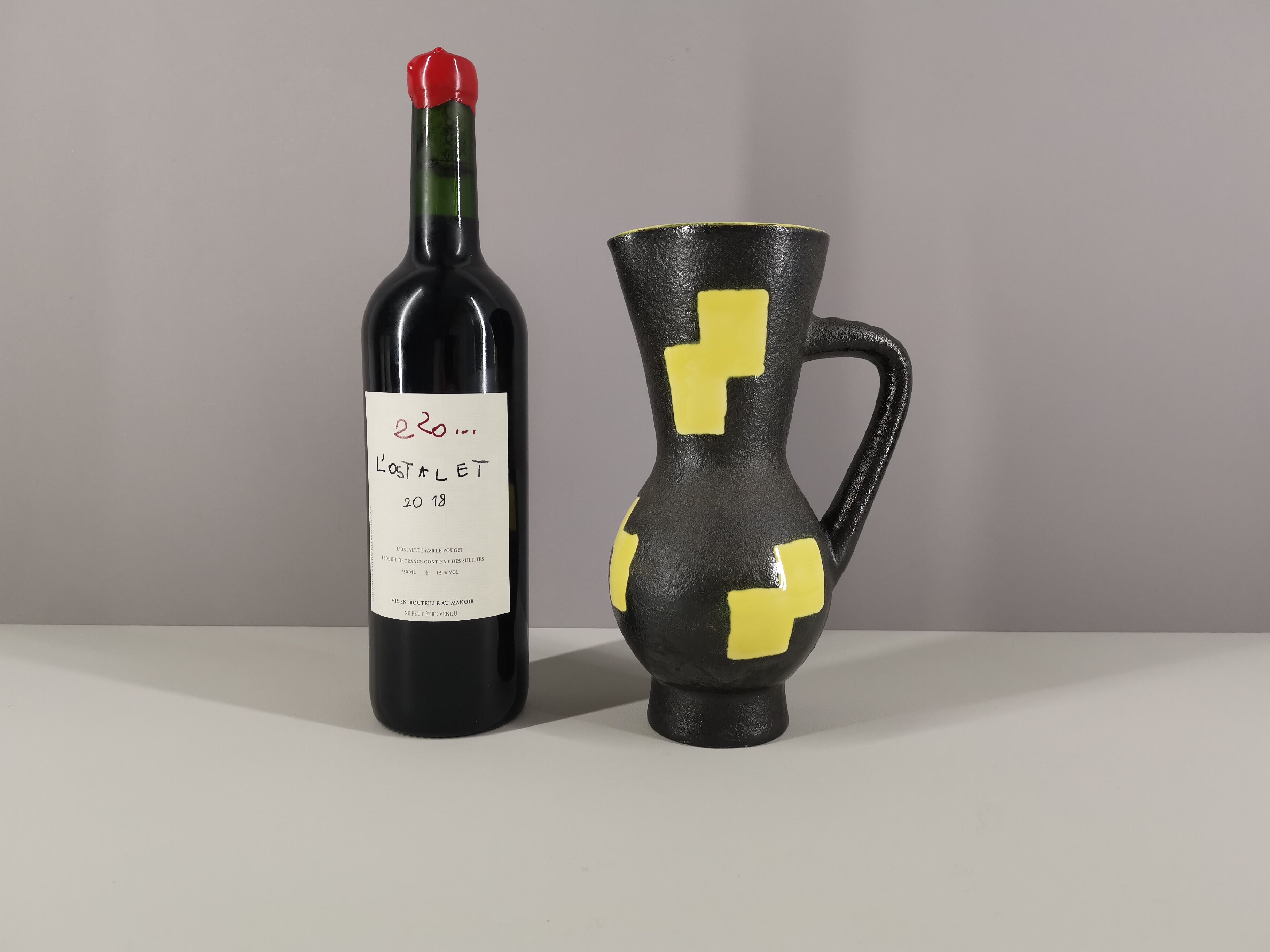 Pitcher Elchinger France ceramics 50s / collection / French ceramics / 50s / vintage