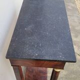 Empire Console in Mahogany and Bronze 19th