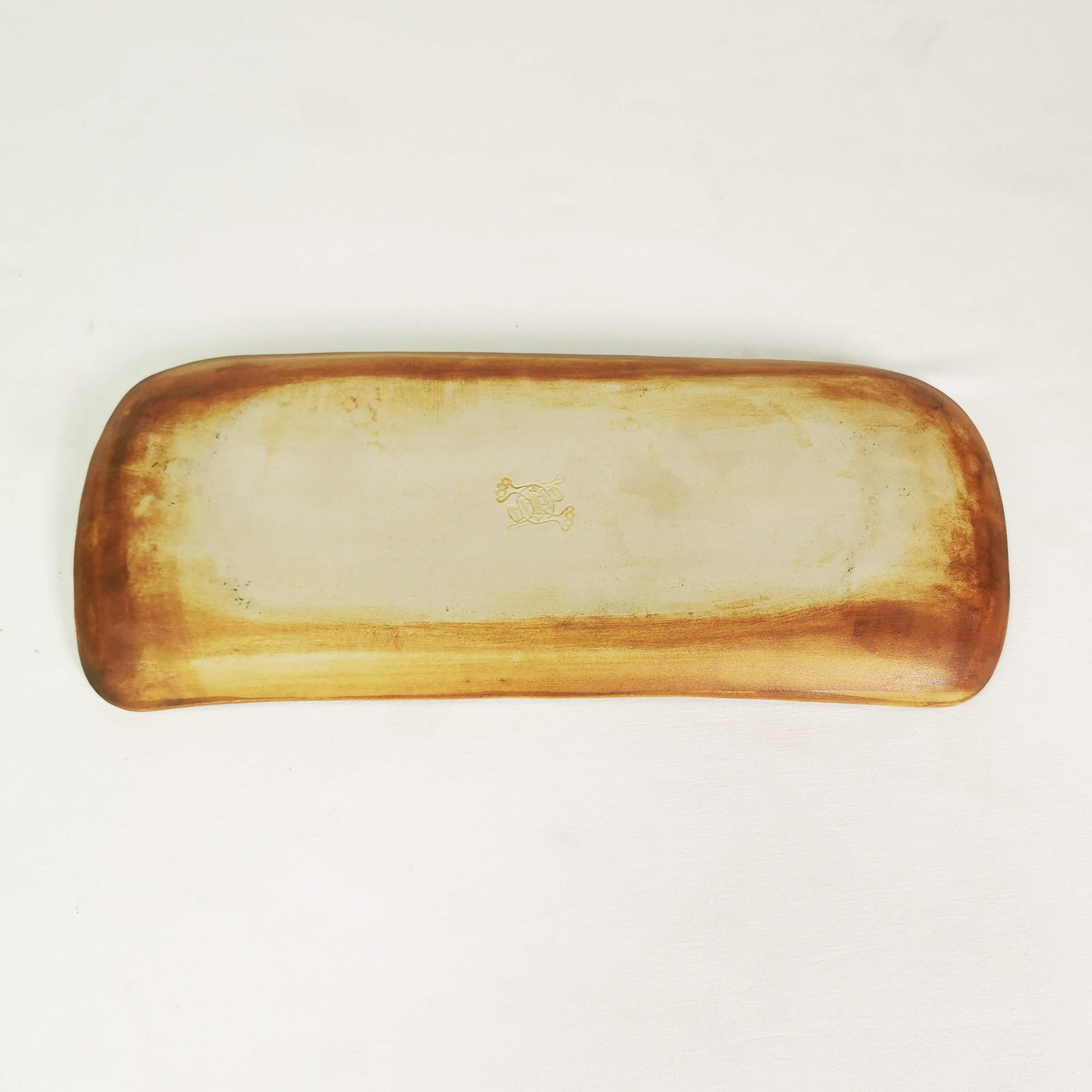 Plateau de céramique, Colombe, France, années 60