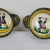 2 Henriot Quimper ear bowls