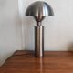 Large brushed metal mushroom lamp - Swedish Design / Upcycling