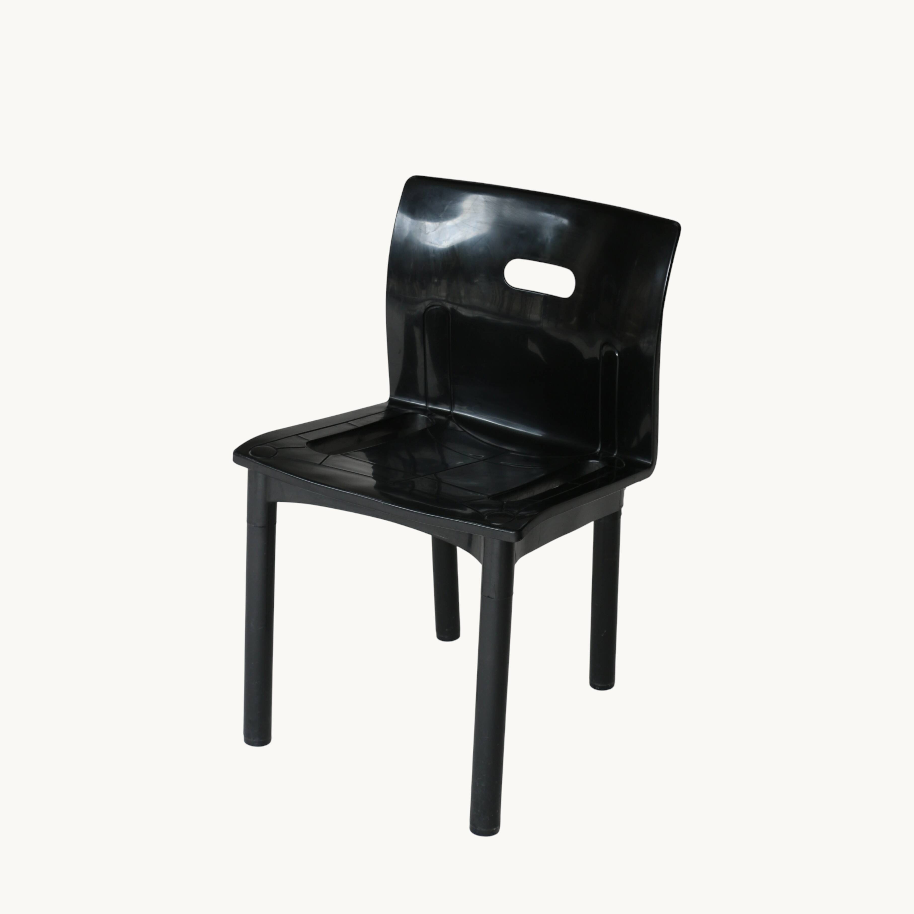A set of chairs and armchairs, Anna Castelli for Kartell, Italy, 80s.