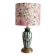 Small vintage lamp hand-painted with a Liberty shade.