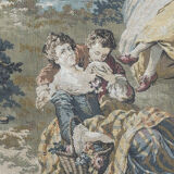 Vintage French Aubusson style jacquard tapestry