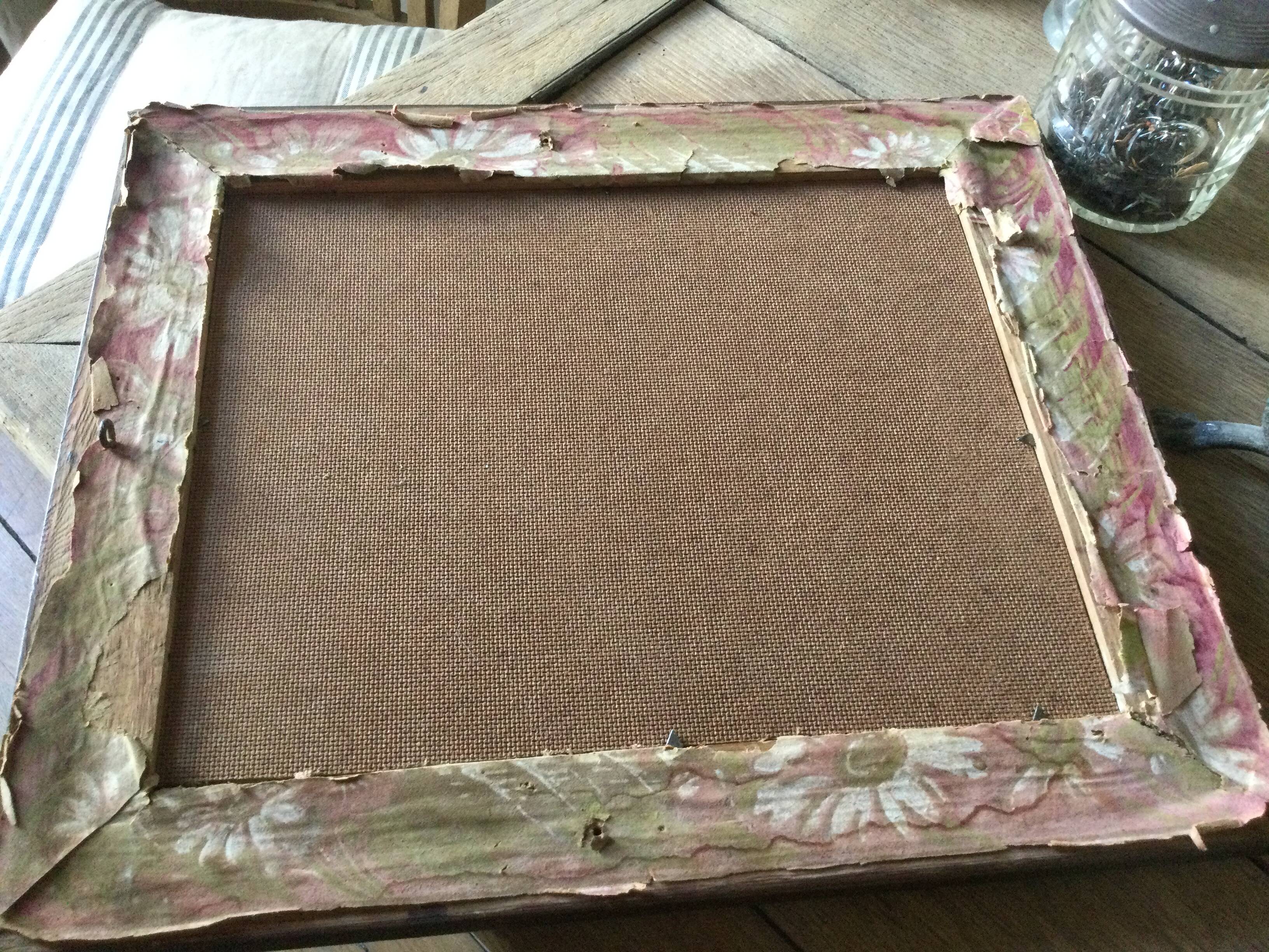 Antique gold mirror