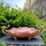Large Art Nouveau copper fruit bowl Italy 1890s
