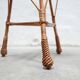 Vintage rattan plant holder