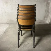 Set of 6 school chairs