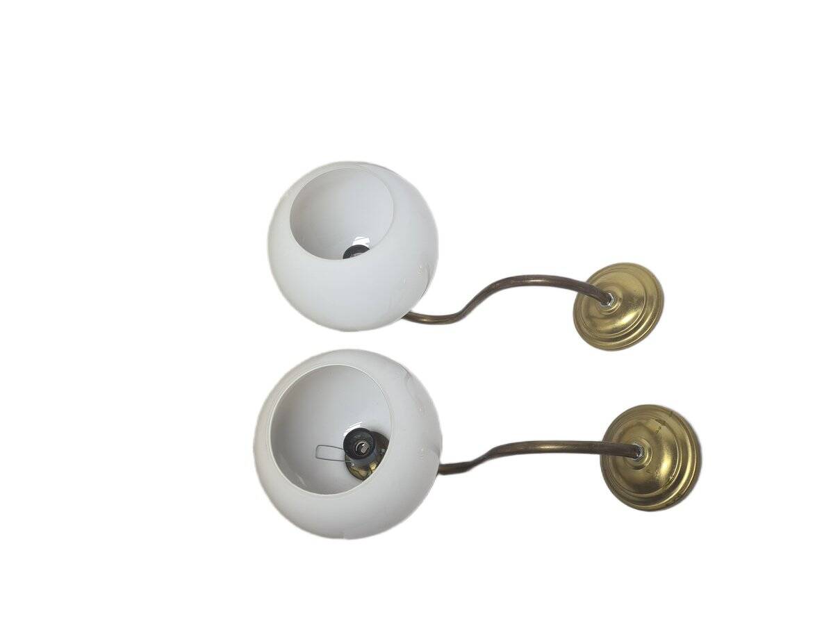 Art Deco sconces, Poland, 1950s, set of 2