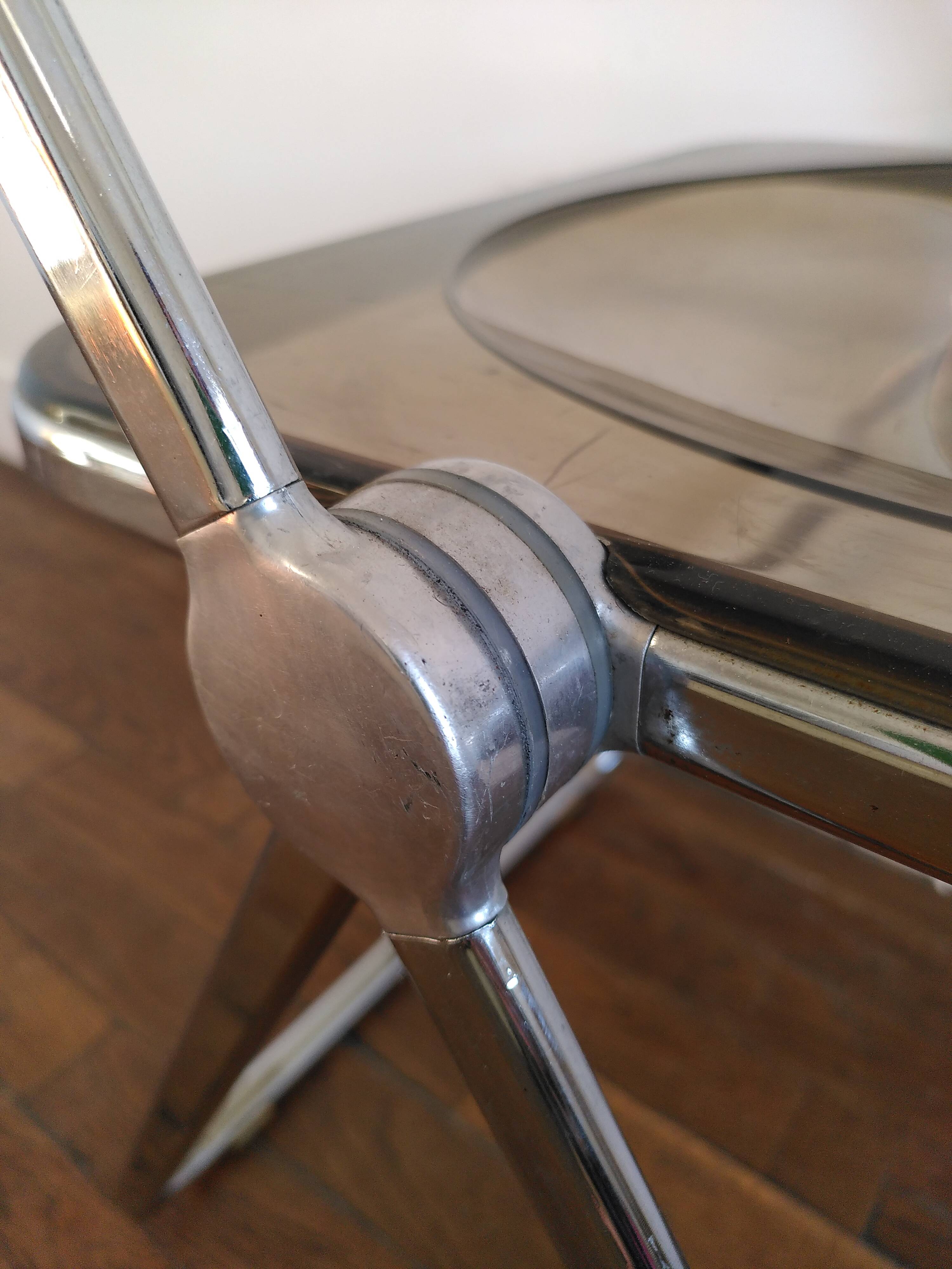 Pair of 'Plia' chairs by Piretti for Castelli