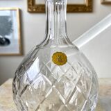 Chiseled crystal carafe