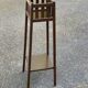 Vintage solid wood stool repainted 91cm