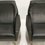 Paire de fauteuils Guy Besnard 1960