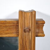 Oak mirror circa 1960