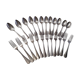 Vintage housewife of 24 covered white metal in their case