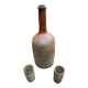 Vintage Pyrite Stoneware Bottle