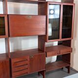 Mid-Century Modular Bookcase by Edmondo Palutari for Dassi, Italy, 1950s