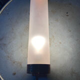 Bauhaus satin glass tube wall light from around 1930.