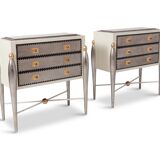 Commodes Hollywood Regency glam 1970