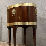 18th century mahogany and gilded bronze wine cooler planter