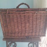 Wicker basket, rectangular - Used for racing - with tilting lid