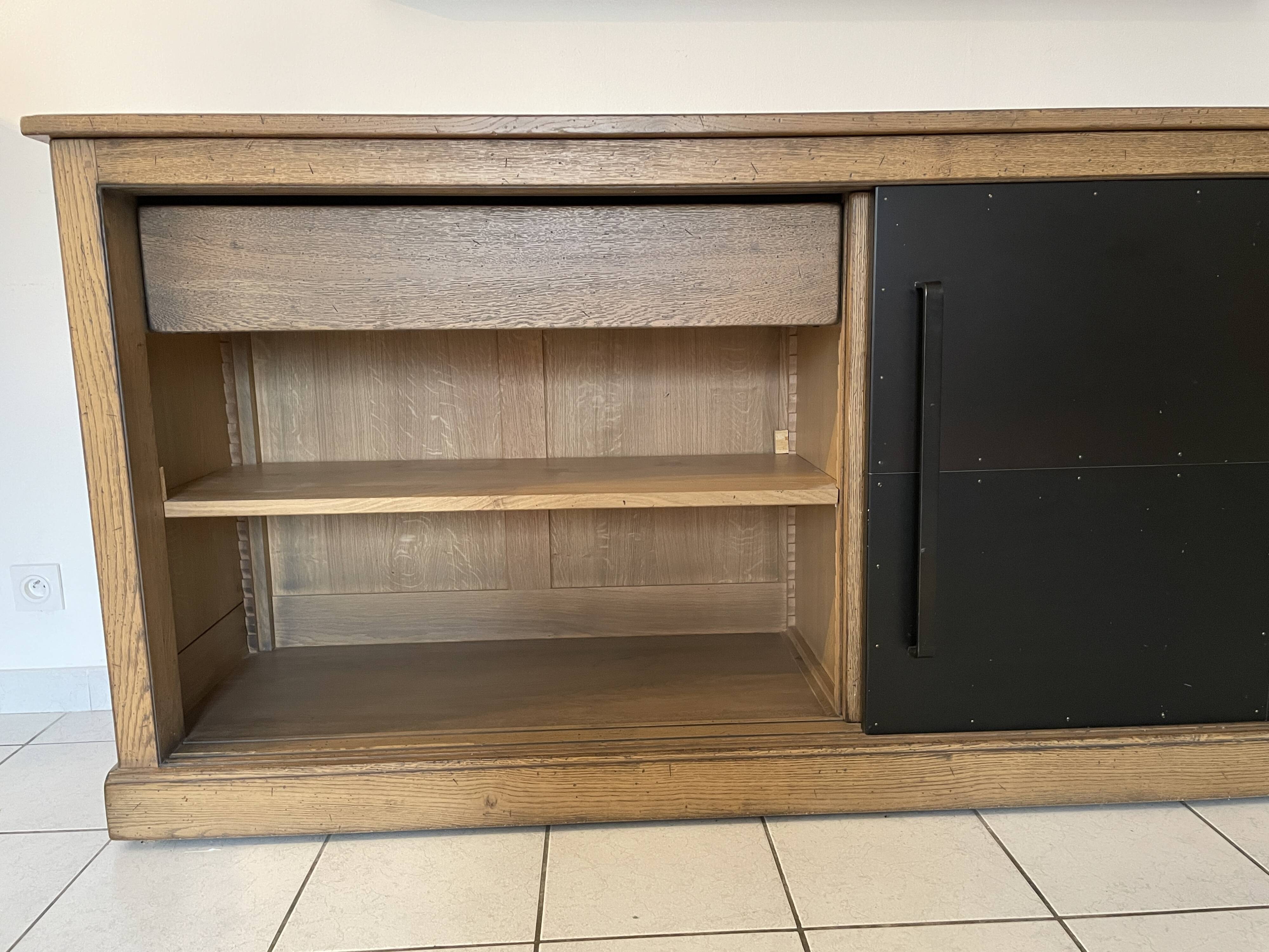 Solid oak foreman's buffet