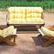 Garden furniture 3 rooms Pierre Beguet 70s