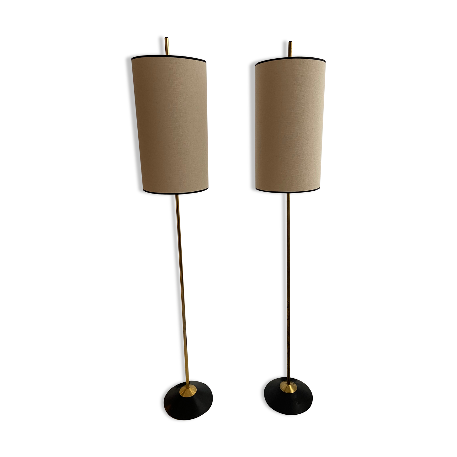 Pair of floor lamps 50s