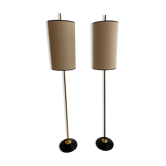 Pair of floor lamps 50s