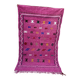 Handmade wool Berber rug: Moroccan Kilim Boho floor rug