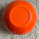 Sceau à glaçon rond orange boule de bowling