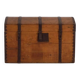 Antique trunk with metal frame (c.1900) #80