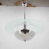 1930s Restored Art Deco Chandelier, Czechoslovakia