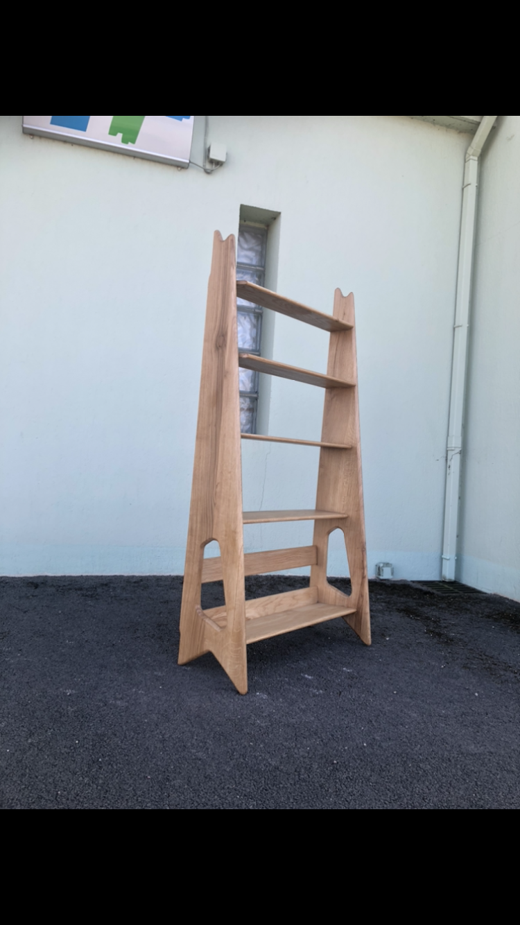 oak shelf by Pierre Cruège