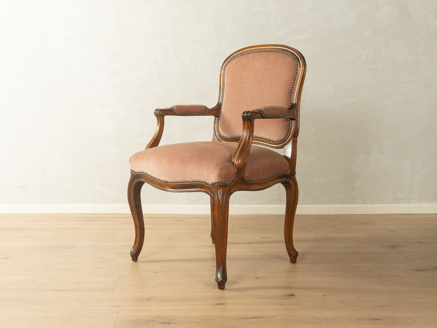 Rococo dining chairs, set of 6, circa 1900, baroque style