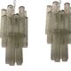 Set of 2 Murano Glass Tube Chandeliers 1970’s